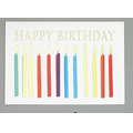Happy Birthday Candles Everyday Greeting Card (5"x7")